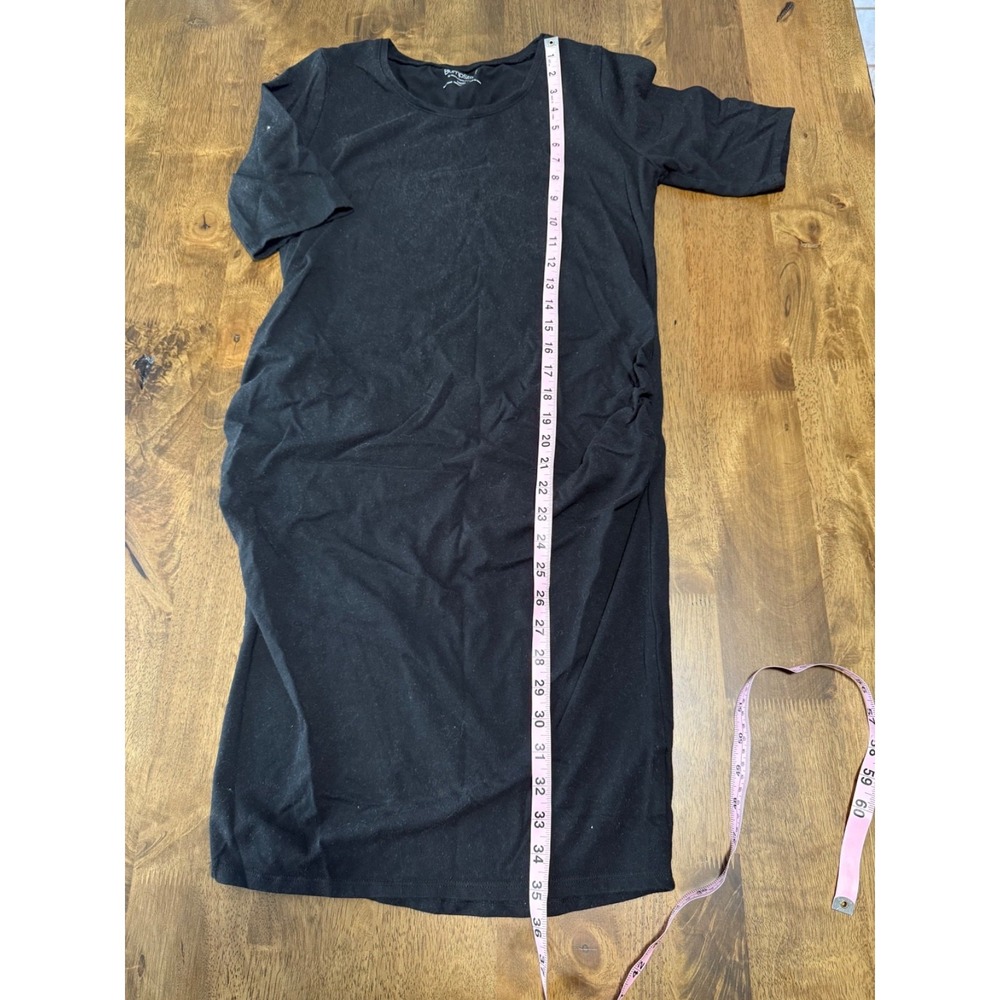 EUC Womens BUMPSTART motherhood maternity black set dress tank leggings top sz M - Picture 2 of 16